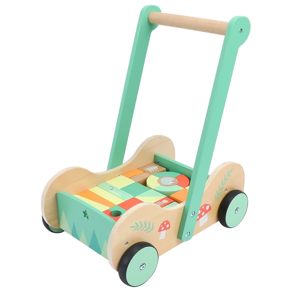 Squirrel Play Safari Wooden Baby Steps Walker set | Smyths Toys UK