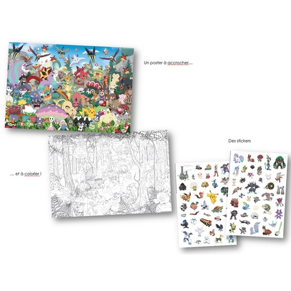 Livre De Coloriage - Pokemon - Pokédex De Kanto A Galar A Colorier - POKEMON