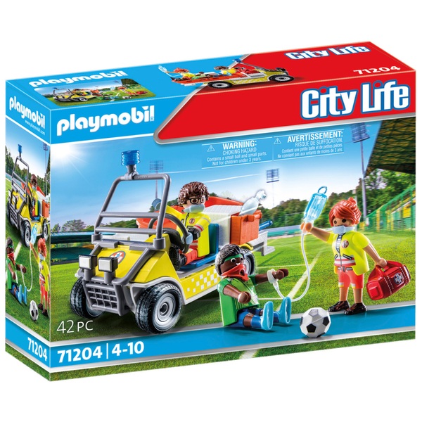 Uitvoeren Uitbreiden dans PLAYMOBIL City Life 71204 Reddingswagen | Smyths Toys Nederland