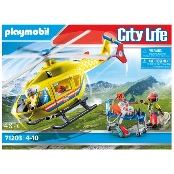 PLAYMOBIL City Life 71203 mentőhelikopter – 7. kép