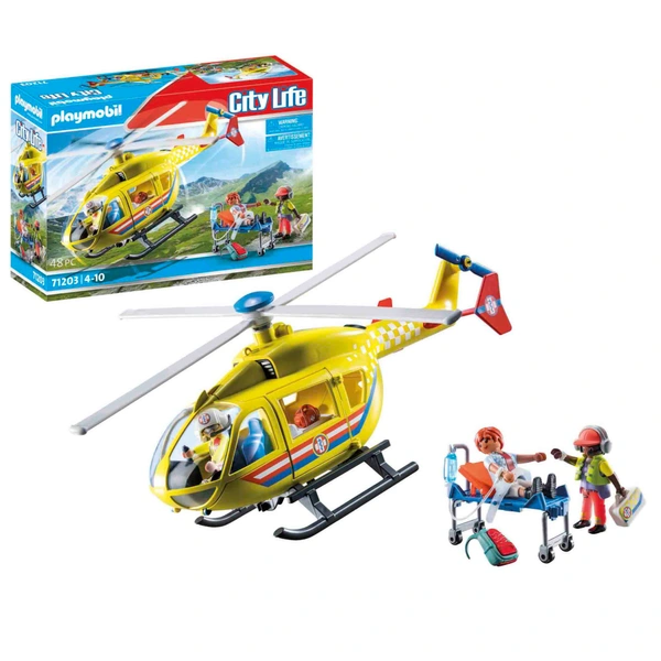 PLAYMOBIL City Life 71203 mentőhelikopter – 8. kép