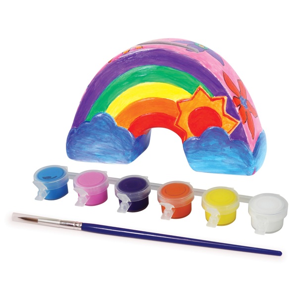 Paint Your Own Rainbow Money Box Smyths Toys UK