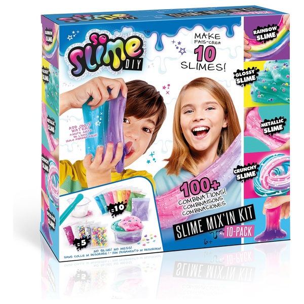 So Slime DIY - Coffret Création Mix'In Kit 10 Slimes