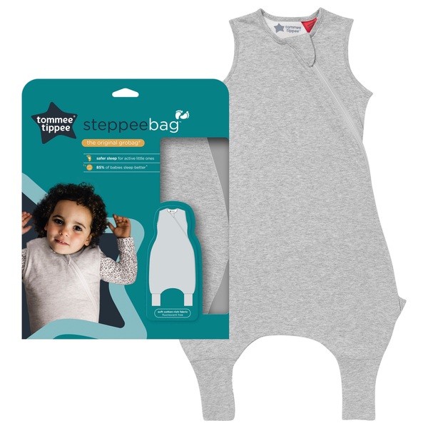 Tommee Tippee Baby Sleep & Steppee Bag 618 Months 2.5 Tog Sky Grey