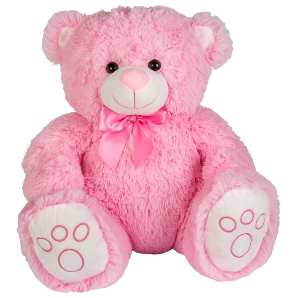 43cm Sitting Teddy Bear - Pink