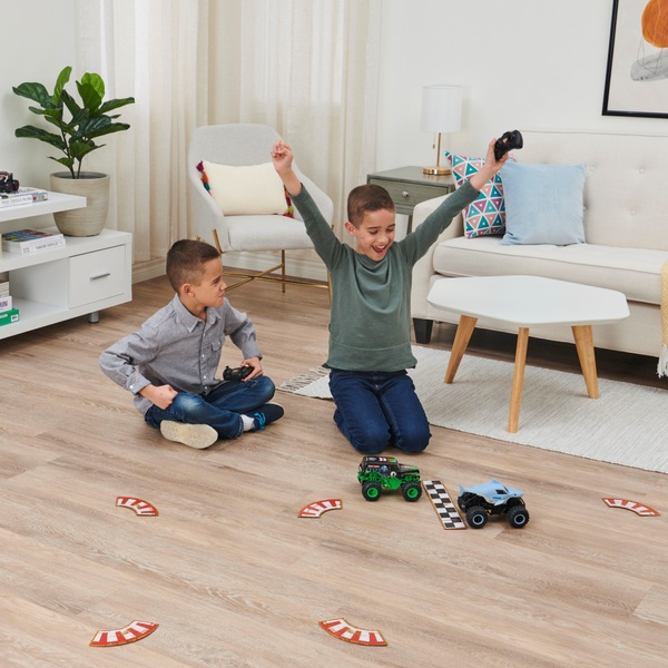 Monster Jam Grave Digger Vs. Megalodon Racing Rivals Remote Control