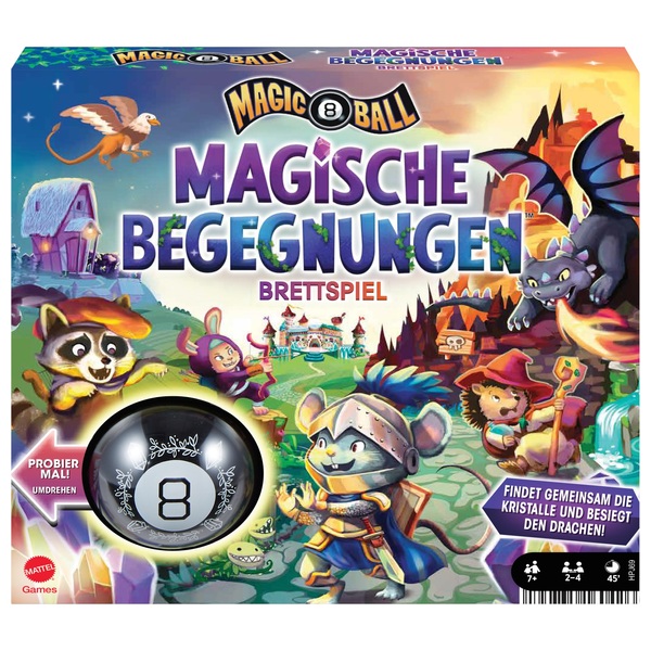 Magische Begegnungen Familienspiel Magic 8-Ball Brettspiel | Smyths ...