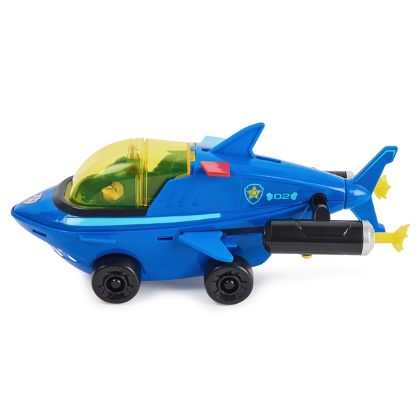 PAW Patrol Aqua Pups - Chase's Shark Rescue Vehicle | Smyths Toys Ireland