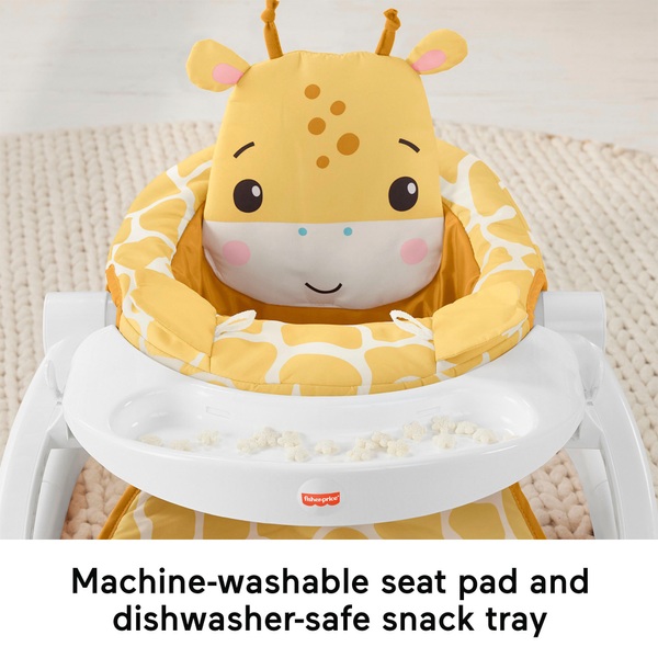 FisherPrice Giraffe SitMeUp Floor Seat with Tray Smyths Toys UK