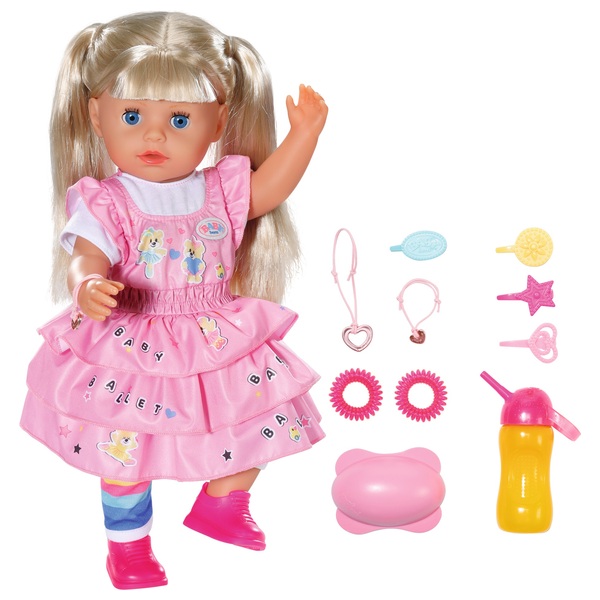 identificatie sirene waarde BABY born Kleuterschool Pop met Functies Little Sis 36 cm | Smyths Toys  Nederland