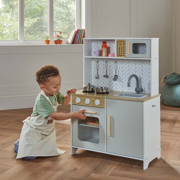 Kitchen Corner Wooden Play Kitchen Smyths Toys UK