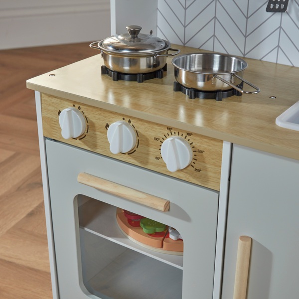 Kitchen Corner Wooden Play Kitchen Smyths Toys UK