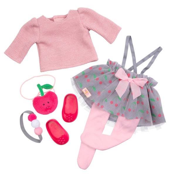 Our Generation Deluxe Cherry Skirt Fashion Outfit | Smyths Toys UK