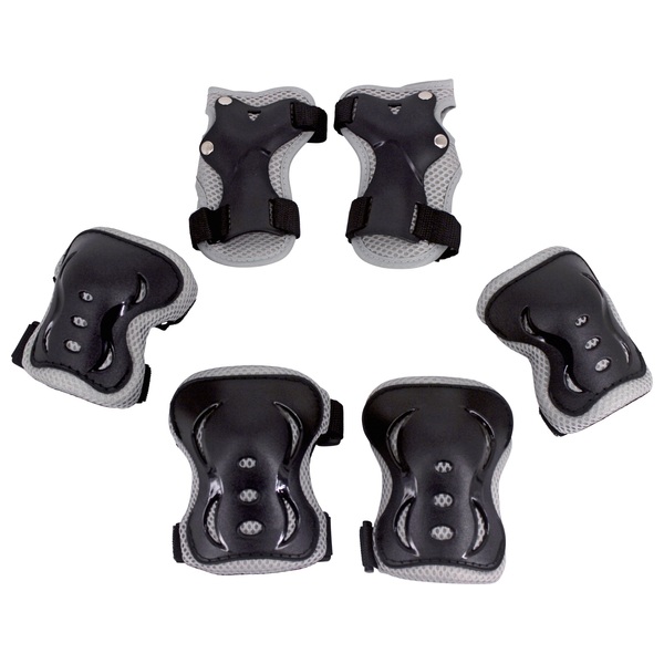 Blindside Protection Set Black/Grey Extra Small, includes wrist pads