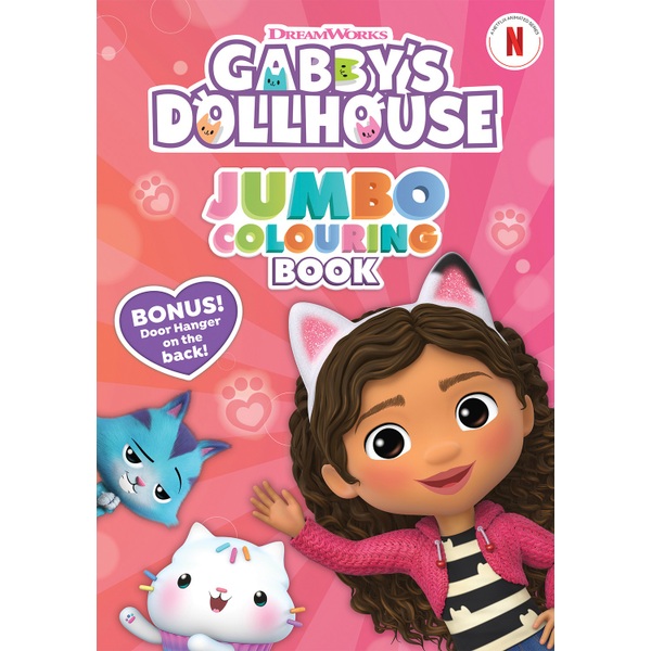 Gabby's Dollhouse Jumbo Colouring Book | Smyths Toys UK