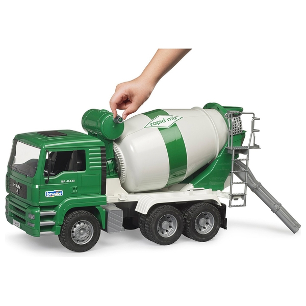 Bruder MAN Cement Mixer Truck Rapid Mix Smyths Toys UK