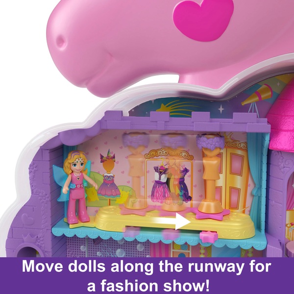 Polly Pocket Rainbow Unicorn Salon Playset Smyths Toys Ireland