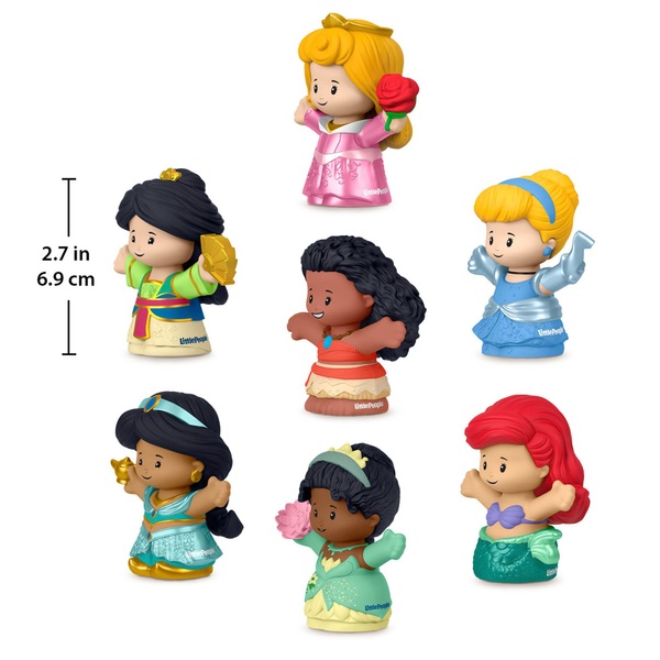 Fisher-Price Little People Disney Princess 7 Figure Pack | Smyths Toys UK