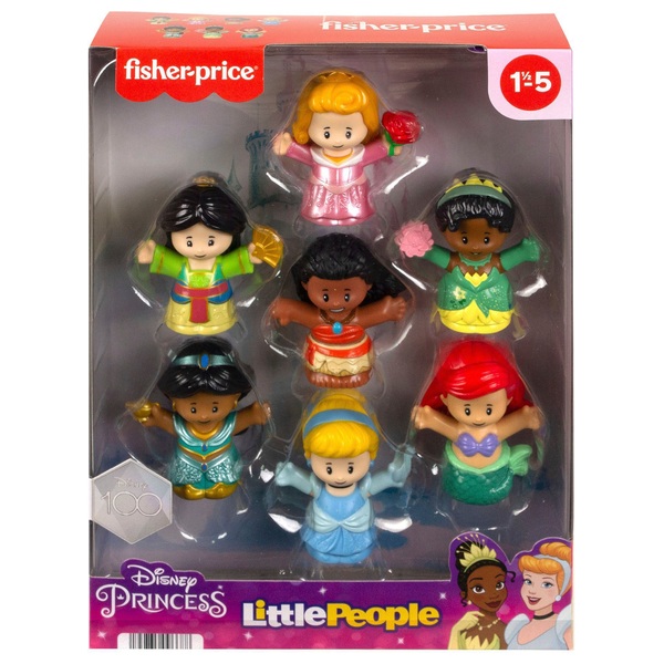 Fisher-Price Little People Disney Princess Set of 12 - Ariel, Aurora,  Jasmine, Aladdin, Rapunzel, Flynn, Belle, Beast, Tiana, Cinderella & Prince  Charming - ToysPlus