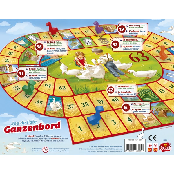 Ganzenbord Bordspel Smyths Toys Nederland