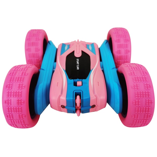 Remote Control 1.24 Spin n Stunt Car Pink Smyths Toys UK