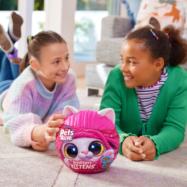 Pets Alive Interactive Smitten Kitten Plush Assortment By ZURU Smyths