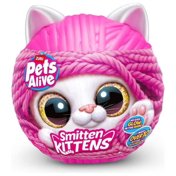 Pets Alive Interactive Smitten Kitten Plush Assortment By ZURU | Smyths