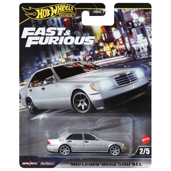 Hot Wheels Fast Furious 1 64 Scale Mercedes Benz 500 SEL Car Smyths Toys UK