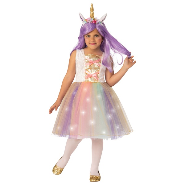 Déguisement fille princesse licorne (Du 5 ans au 10 ans) - tailles:8 ans -  Cdiscount Jeux - Jouets