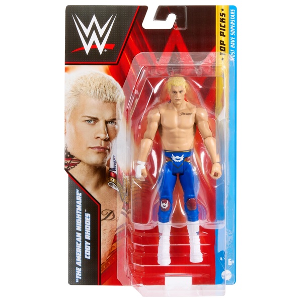 WWE Basic Series 3 Top Picks Cody Rhodes Action Figure | Smyths Toys UK