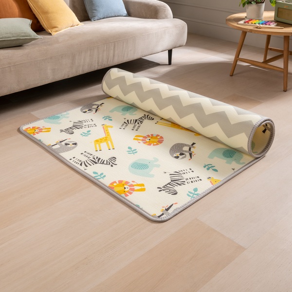 BabyZee Reversible Safari Play Mat Smyths Toys UK