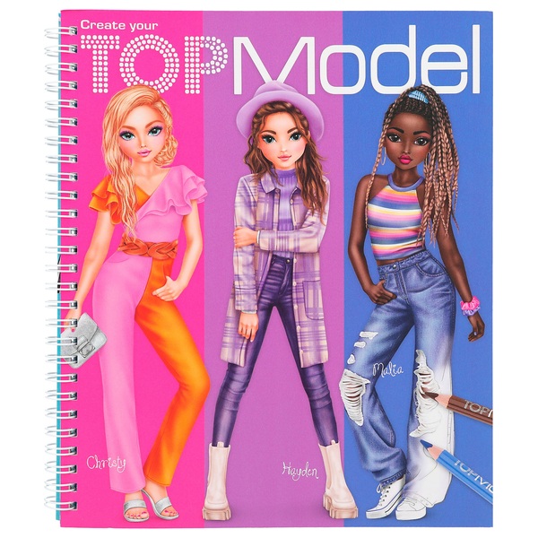 TOPModel Create Your Own Colouring Book | Smyths Toys UK