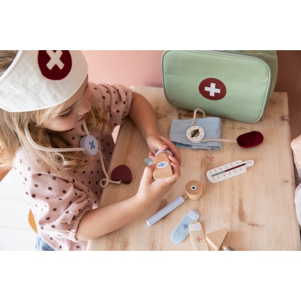 worstelen droog Grit Little Dutch Houten speelgoed doktersset | Smyths Toys Nederland
