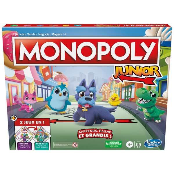 Jeu de plateau Monopoly Junior Peppa Pig, Monopoly