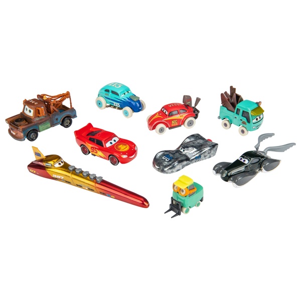 Disney and Pixar Cars On The Road Salt Fever 9-Pack | Smyths Toys UK