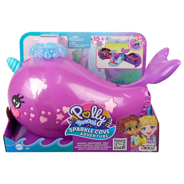 thumbnail image 2 of Polly Pocket Sparkle Cove Fashion Pack - 4 Dolls With 45+ Clothing Pieces 2 of 14