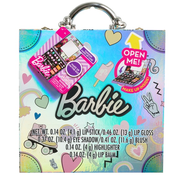 Margot Robbie as Barbie Illustration makeup bag designed by Giddy Kipper -  Buy on ArtWow