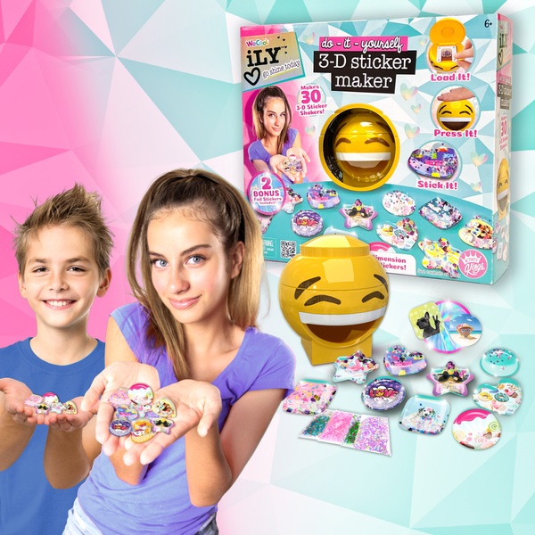 Kids 3D Sticker Machine DIY Sticker Maker Children Handmade Gift Box Toy Set