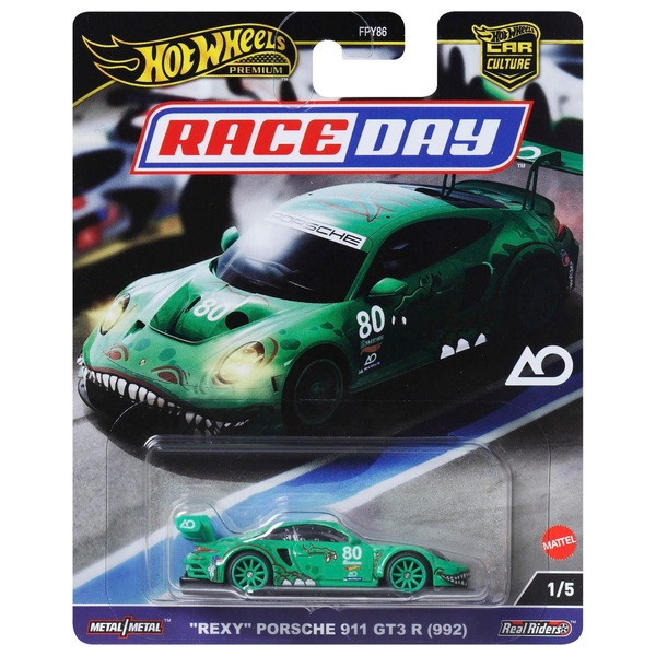 Hot Wheels Premium Car Culture Rexy PORSCHE 911 GT3 R (992) | Smyths ...