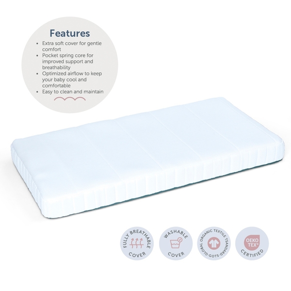 Baby Elegance Stratus Fibre Cot Mattress 120x60cm Smyths Toys UK