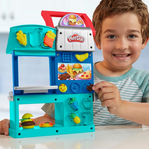 PlayDoh Kitchen Creations Busy Chef's Restaurant Playset Smyths Toys UK