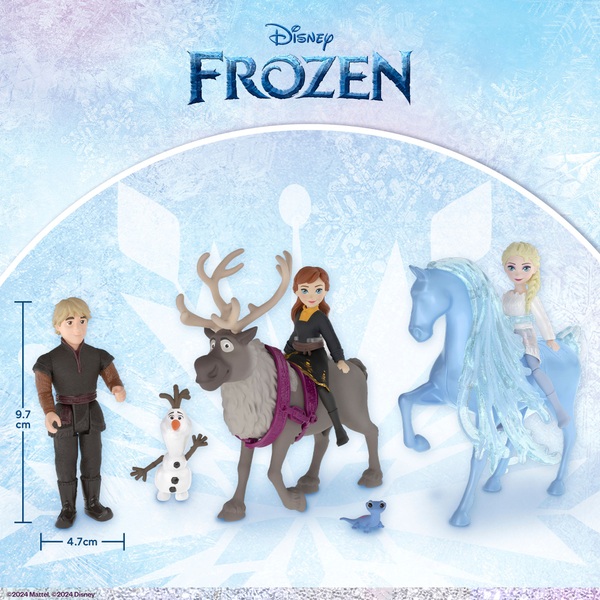 Disney frozen - la reine des neiges - coffret elsa et olaf, poupees