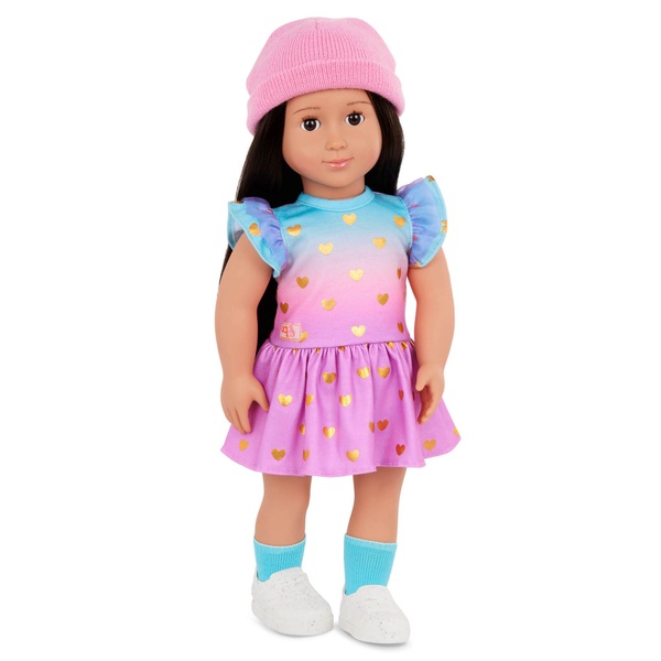 Our Generation Love Heart Print Dress Outfit | Smyths Toys Ireland
