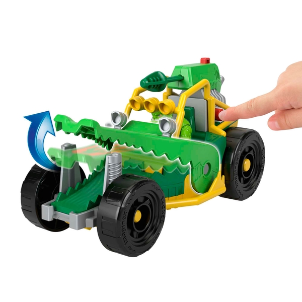Imaginext DC Super Friends Killer Croc Figure & Toy Car Buggy Smyths