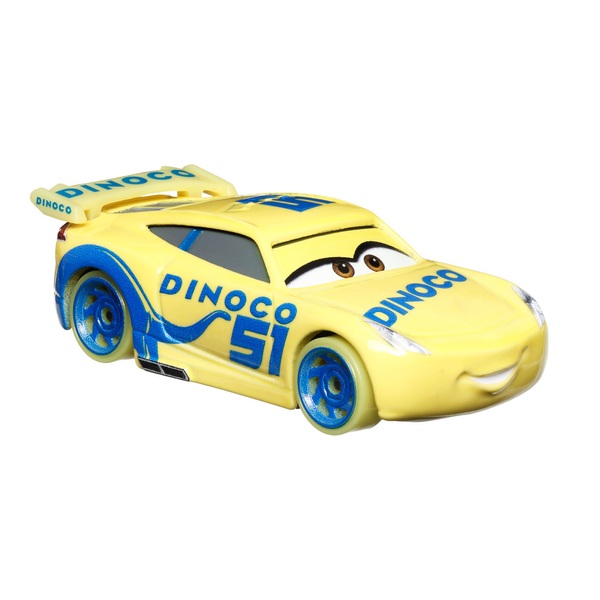 Disney and Pixar Cars Glow Racers 1:55 Scale Dinoco Cruz Ramirez Die ...