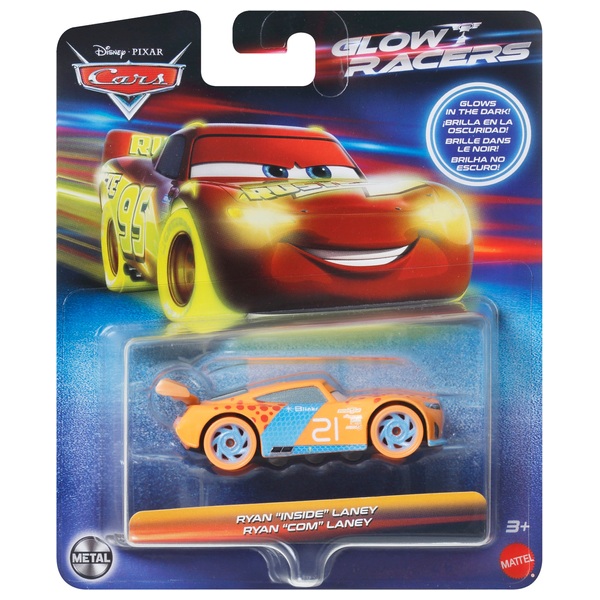 Disney Pixar Cars Glow Racers 1 55 Ryan Inside Laney Die Cast Vehicle Smyths Toys UK