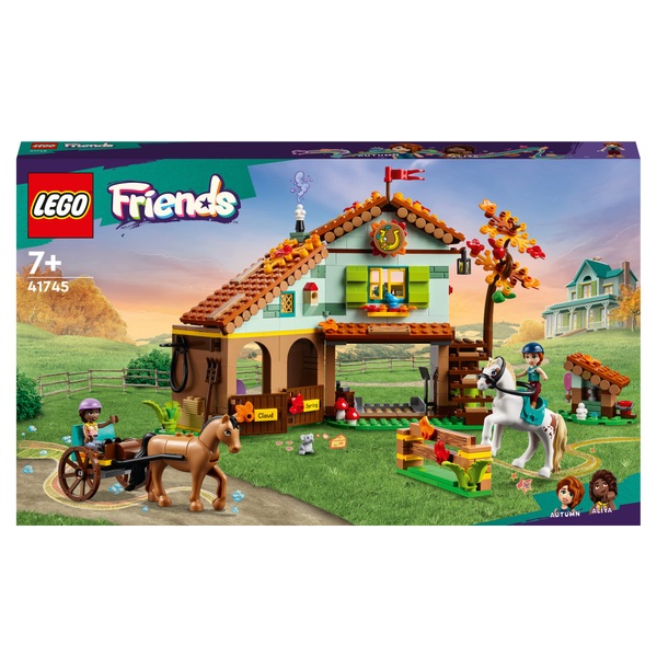 LEGO Friends 41745 Autumn's Horse Stable 2 Horses | Smyths Toys UK