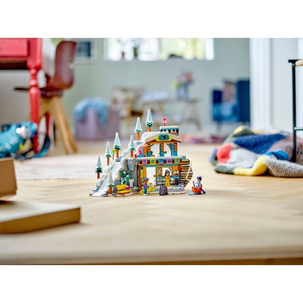 LEGO Friends 41756 Holiday Ski Slope and Café Winter Set | Smyths Toys ...