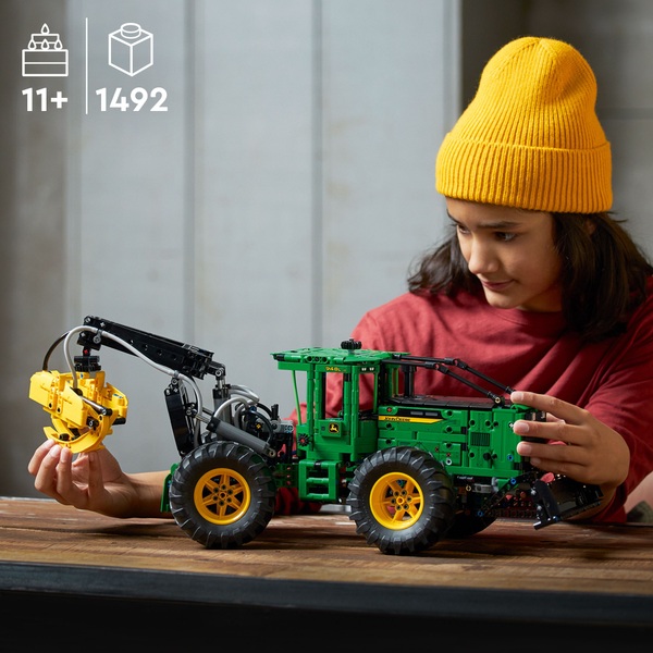 LEGO Technic 42157 John Deere 948L-II Skidder Vehicle Set | Smyths Toys ...