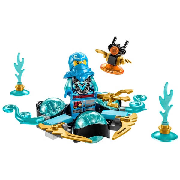 LEGO NINJAGO 71778 Nya’s Dragon Power Spinjitzu Drift Building Toy Set ...